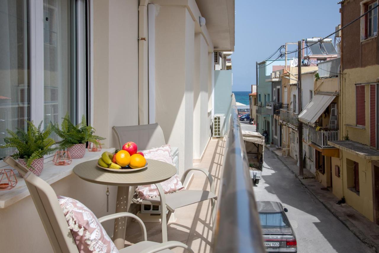 Center Manolia Dream 3 Bedroom Apartment 100M Away From The Beach Chania  Exteriér fotografie