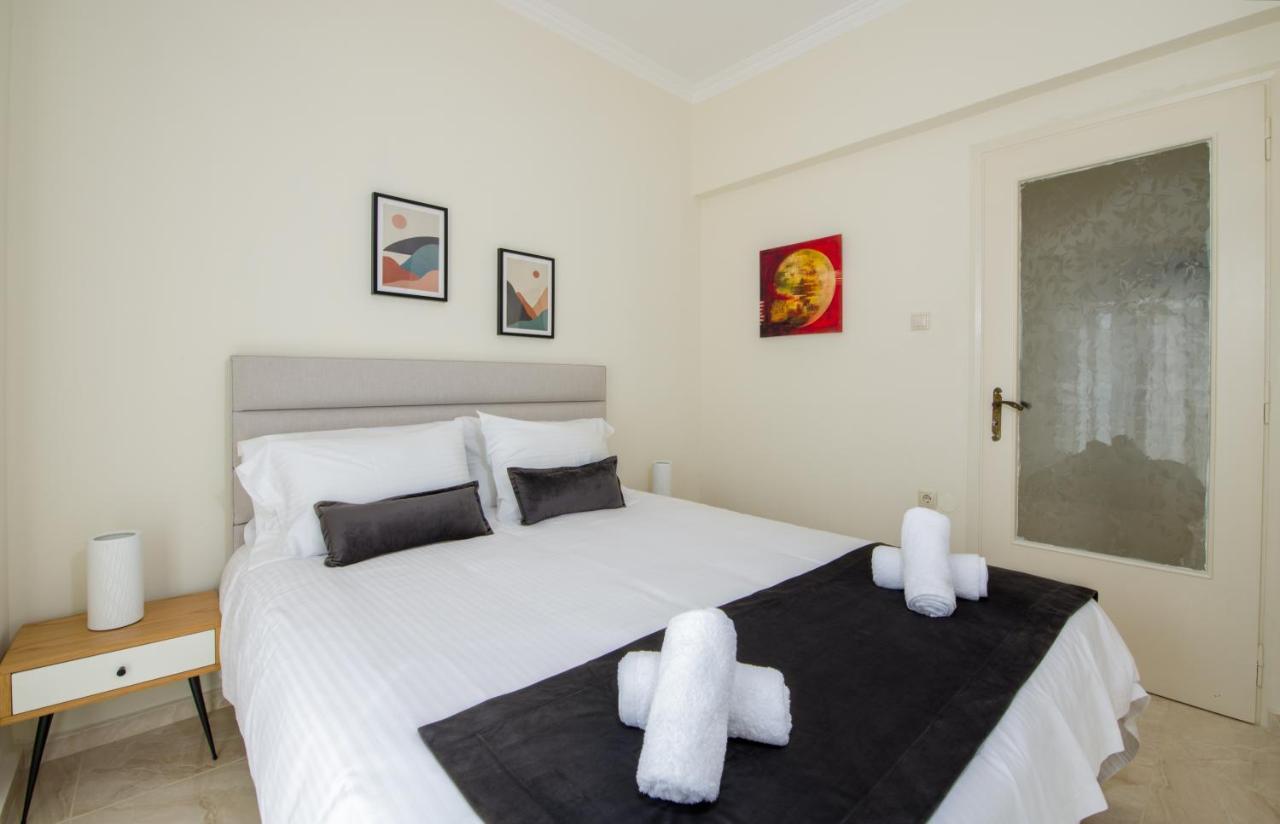Center Manolia Dream 3 Bedroom Apartment 100M Away From The Beach Chania  Exteriér fotografie