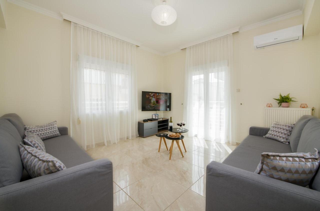 Center Manolia Dream 3 Bedroom Apartment 100M Away From The Beach Chania  Exteriér fotografie