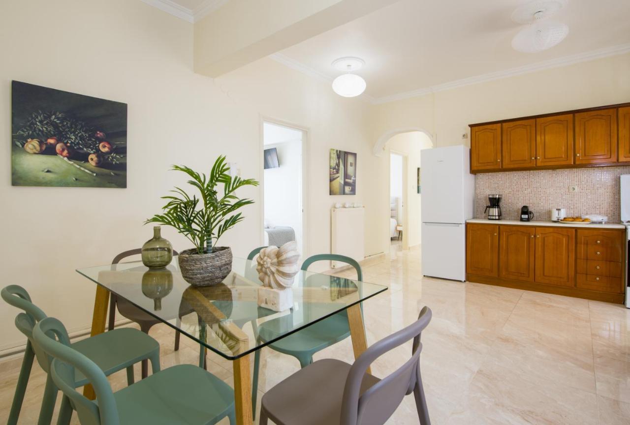 Center Manolia Dream 3 Bedroom Apartment 100M Away From The Beach Chania  Exteriér fotografie
